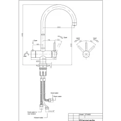 Wagaparts Kokend Heet Waterkraan -chroom (d7a902c) Incl. Boiler En Gratis Filter, Gratis Verzending