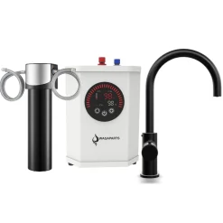 Kokend Heet Waterkraan - Zwart (d7a902k) Incl. Boiler En Gratis Filter, Gratis Verzending