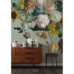 Komar Fotobehang Vintage Bloemen Multicolor - 200 X 250 Cm - 611176