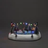 Konstsmide - Kersthuisje Kerstslee - Geanimeerd - Met 12 LEDs - 16cm