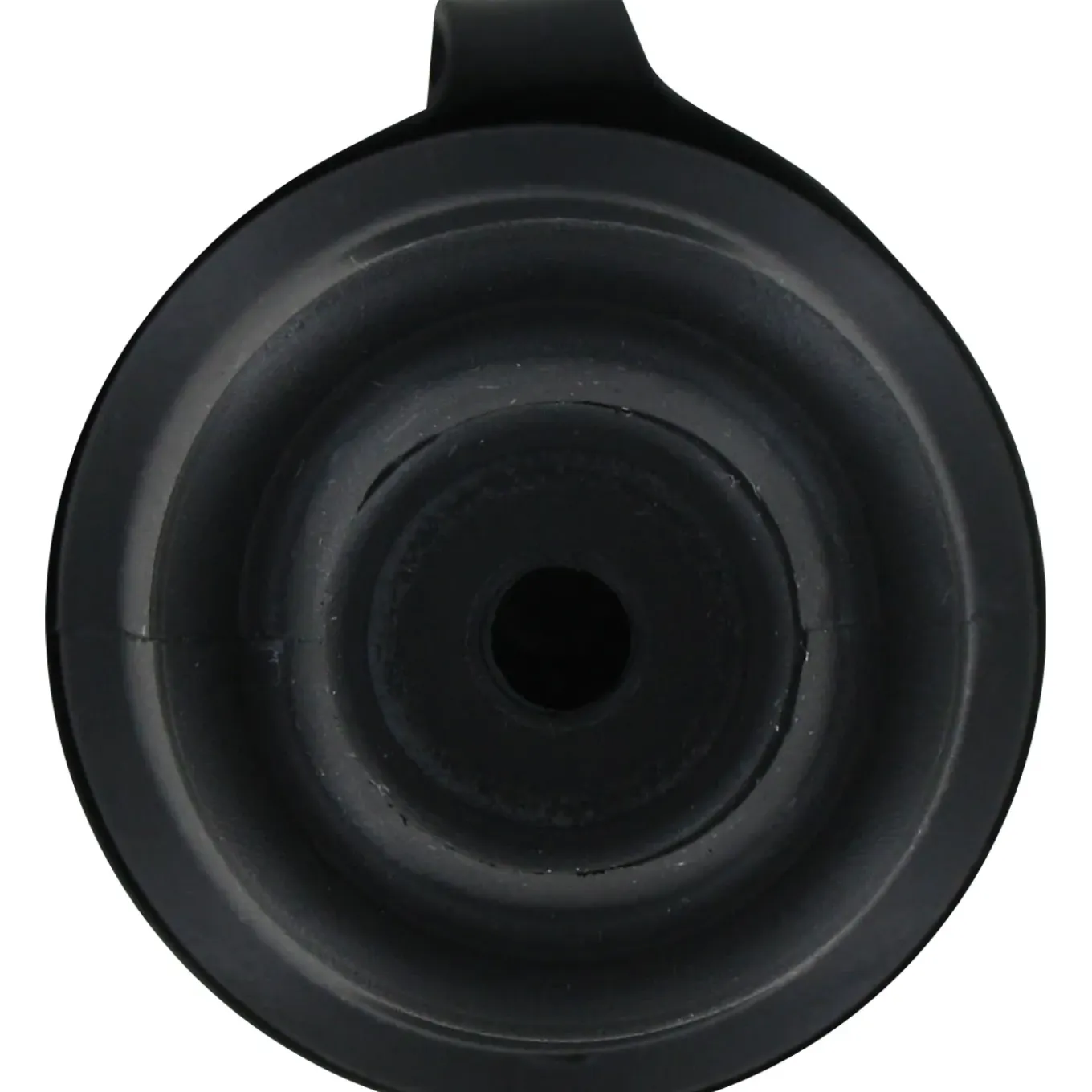 Kopp aardingsstekker rubber IP44 zwart