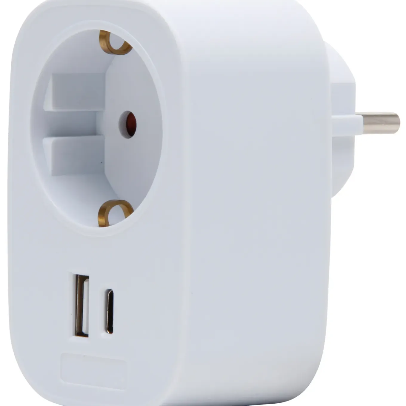 Kopp adapter USB-A + C wit