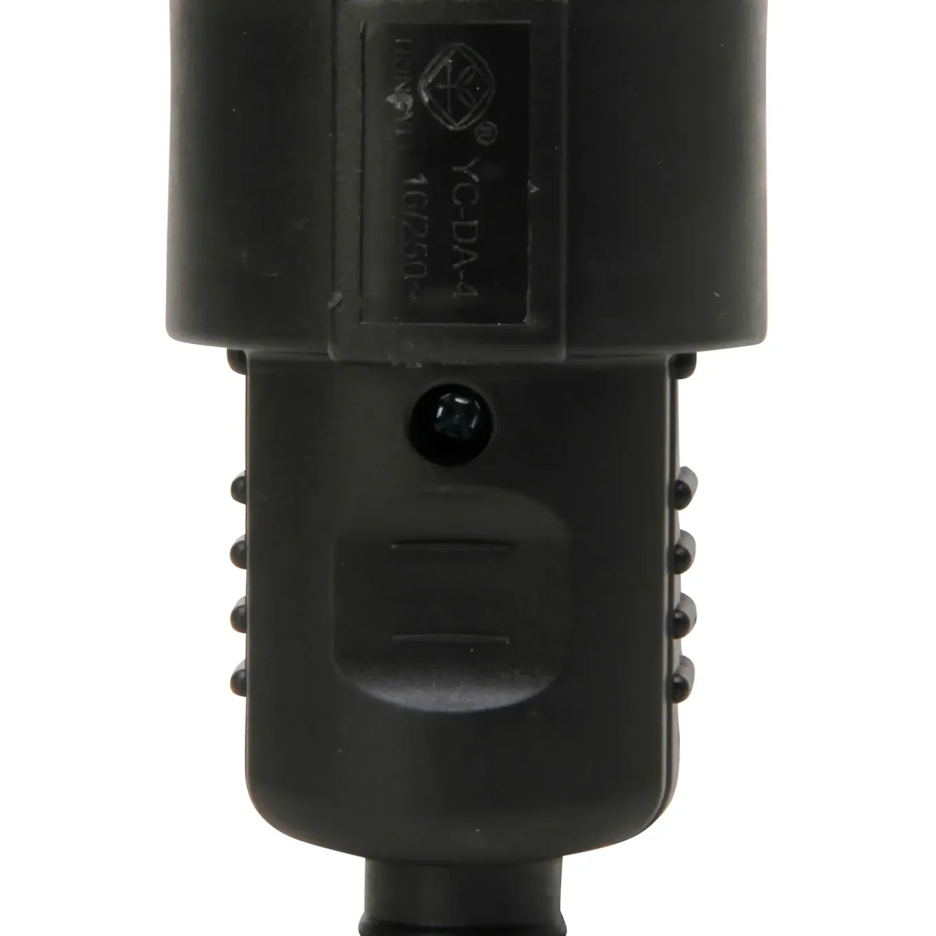 Kopp Contrastekker RA - Kunststof - Zwart - 3680W