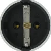 Kopp contrastekker randaarde PVC grijs
