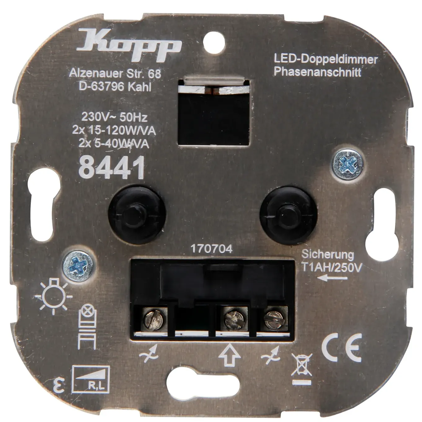 Kopp duo-dimmer TechnikCenter RL LED 5-40W
