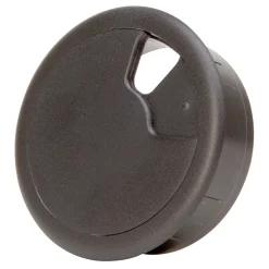 Kopp kabeldoorvoer bureau 60mm zwart