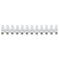 Kopp kroonklem 4-6mm 12-polig 2 stuks wit