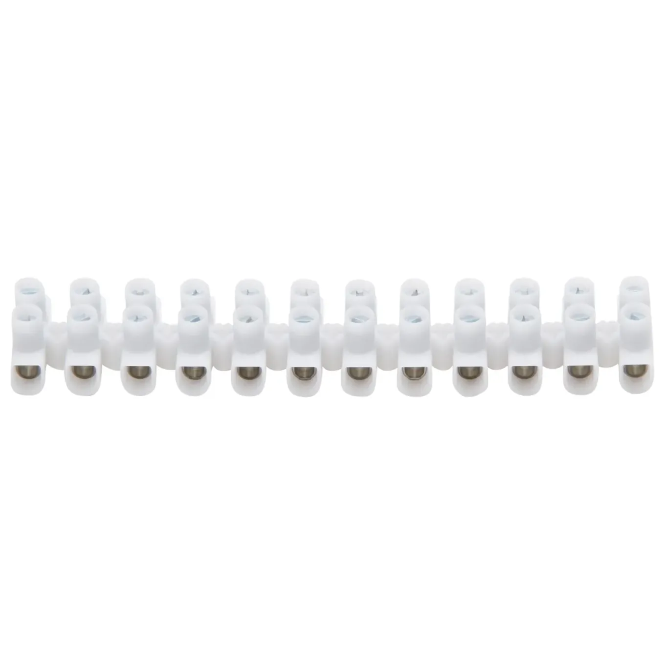 Kopp kroonklem 4-6mm 12-polig 2 stuks wit