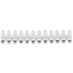 Kopp kroonklem 2,5-4mm 12-polig wit 2st.
