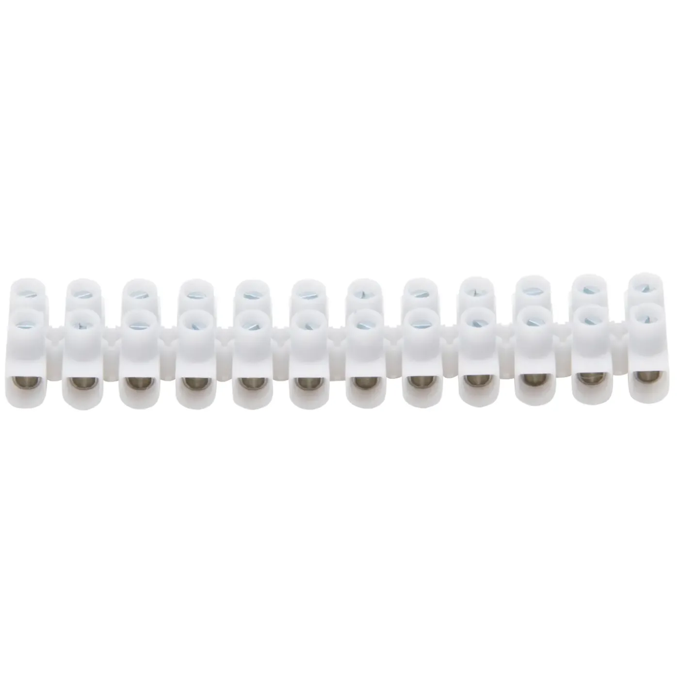 Kopp kroonklem 2,5-4mm 12-polig wit 2st.