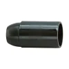 Kopp lamphouder E14 glad zwart