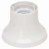 Kopp plafondfitting E27 recht wit