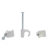 Kopp spijkerclip 7-11mm wit 100st.