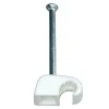 Kopp spijkerclip 4-7mm wit 50st.