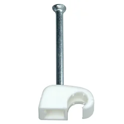 Kopp spijkerclip 4-7mm wit 50st.