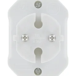 Kopp stekker adapter euro 3-voudig wit