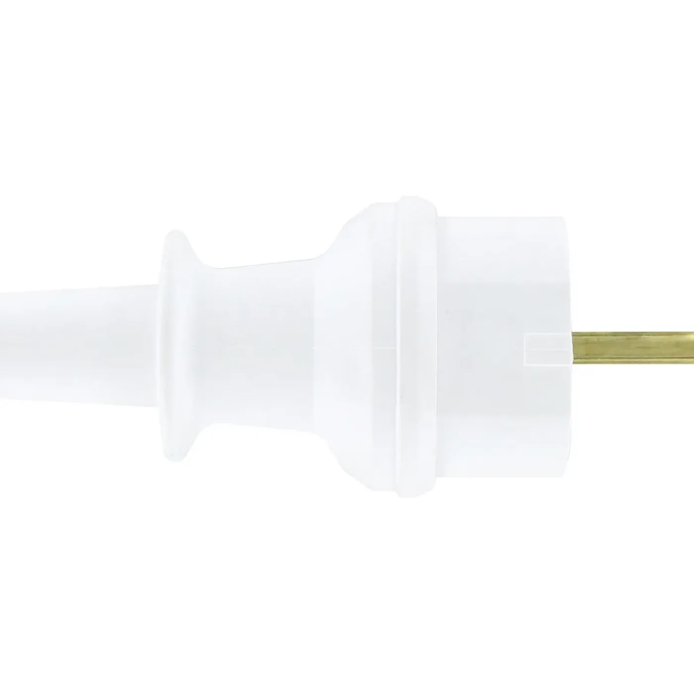 Kopp stekker geaard PVC IP44 wit