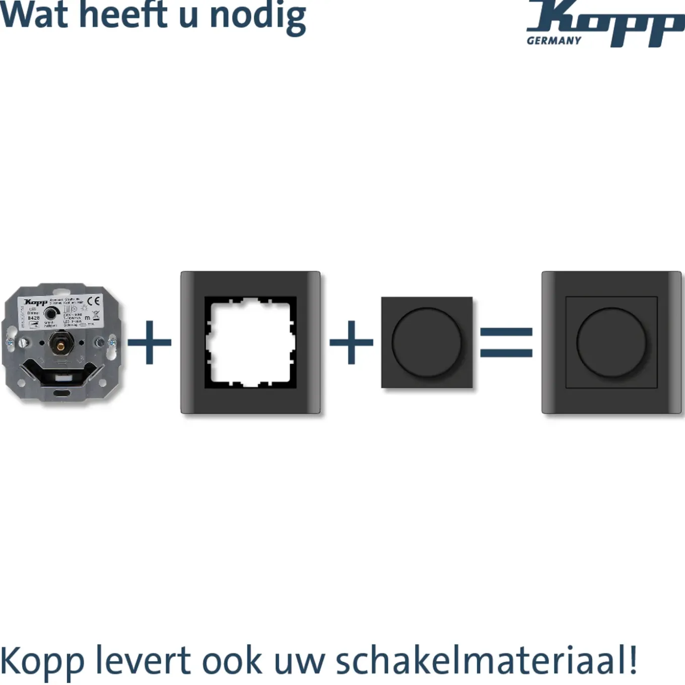 Kopp TechnikCenter Dimmer - Inbouw - 3-35W