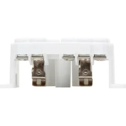 Kopp TechnikCenter Inbouwstopcontact KPN - Telefonie‑wandcontactdoos - 4‑polig - Onbehandeld Staal