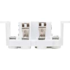 Kopp TechnikCenter Inbouwstopcontact KPN - Telefonie‑wandcontactdoos - 4‑polig - Onbehandeld Staal