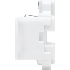 Kopp TechnikCenter Inbouwstopcontact KPN - Telefonie‑wandcontactdoos - 4‑polig - Onbehandeld Staal
