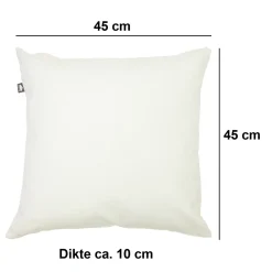 Kopu Prisma Sierkussen 45x45 Cm Set 4st - Antraciet