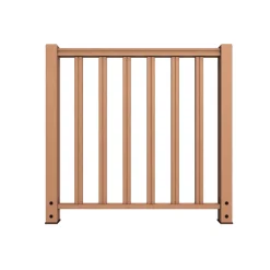 Kordo - Balustradepaal, Vloerbevestiging - Beukenhout
