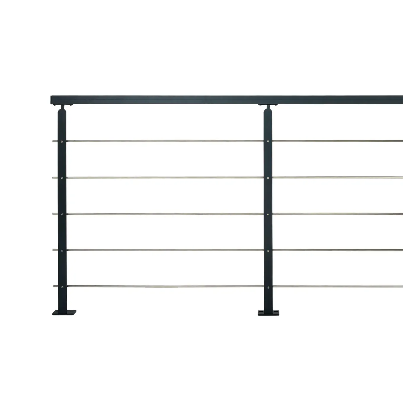 Kordo - Balustradeset - Universo - Zwart Staal - 2 M
