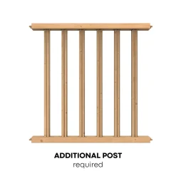 Kordo - Balustrade Vulling Kit - Dennenhout - 1 M