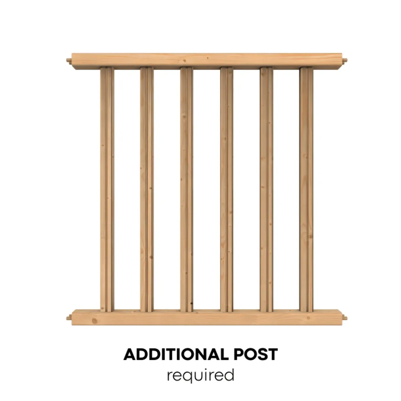 Kordo - Balustrade Vulling Kit - Dennenhout - 1 M