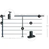 Kordo Initio Balustrade Plat Gelegd Antraciet Grijs 200cm