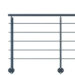 Kordo Initio Opbouw Balustrade Kit Antraciet Grijs 200cm