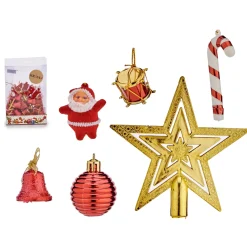 Krist+ Kersthangers - 24x - Met Piek Rood Voor Mini Kerstboom