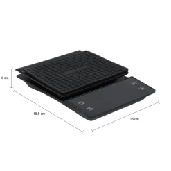 Krumble Barista Keukenweegschaal - 3 Kg - Zwart