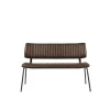 LABEL51 - Eetkamerbanken Gusto - Bruin - 63x120x81cm