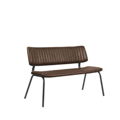 LABEL51 - Eetkamerbanken Gusto - Bruin - 63x120x81cm