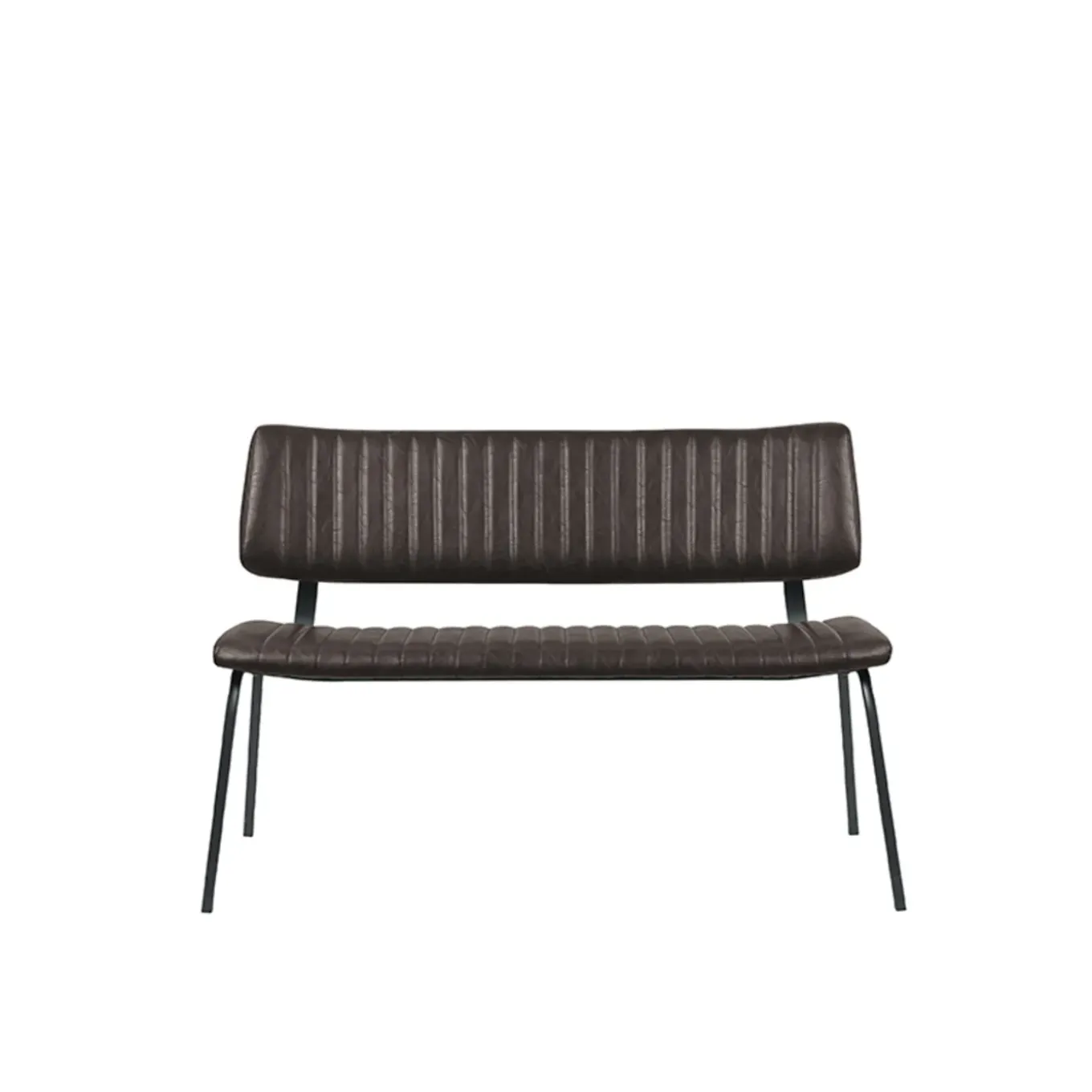 Label51 - Eetkamerbanken Gusto - Donkerbruin - 63x120x81cm