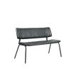 Label51 - Eetkamerbanken Gusto - Zwart - 63x120x81cm