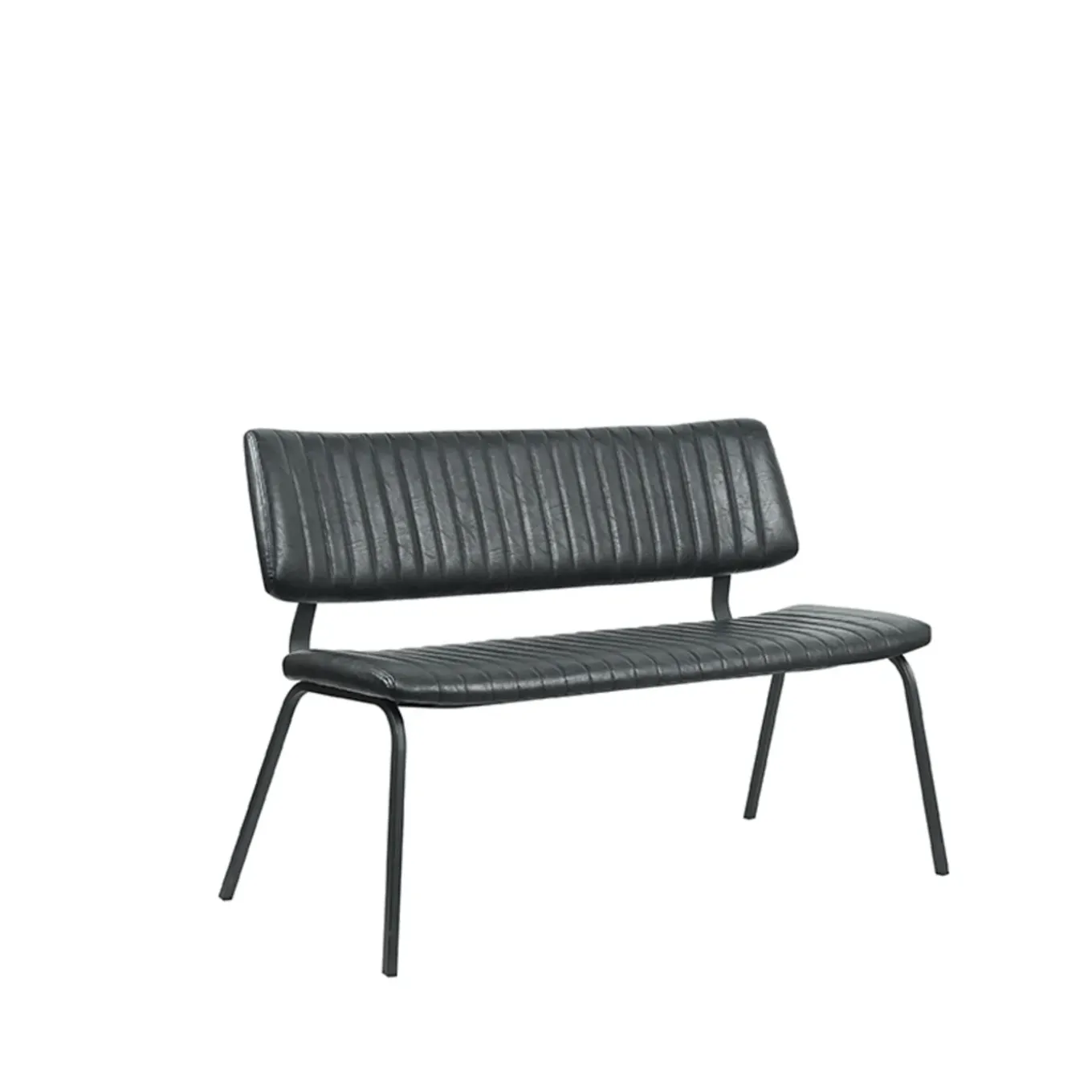 Label51 - Eetkamerbanken Gusto - Zwart - 63x120x81cm