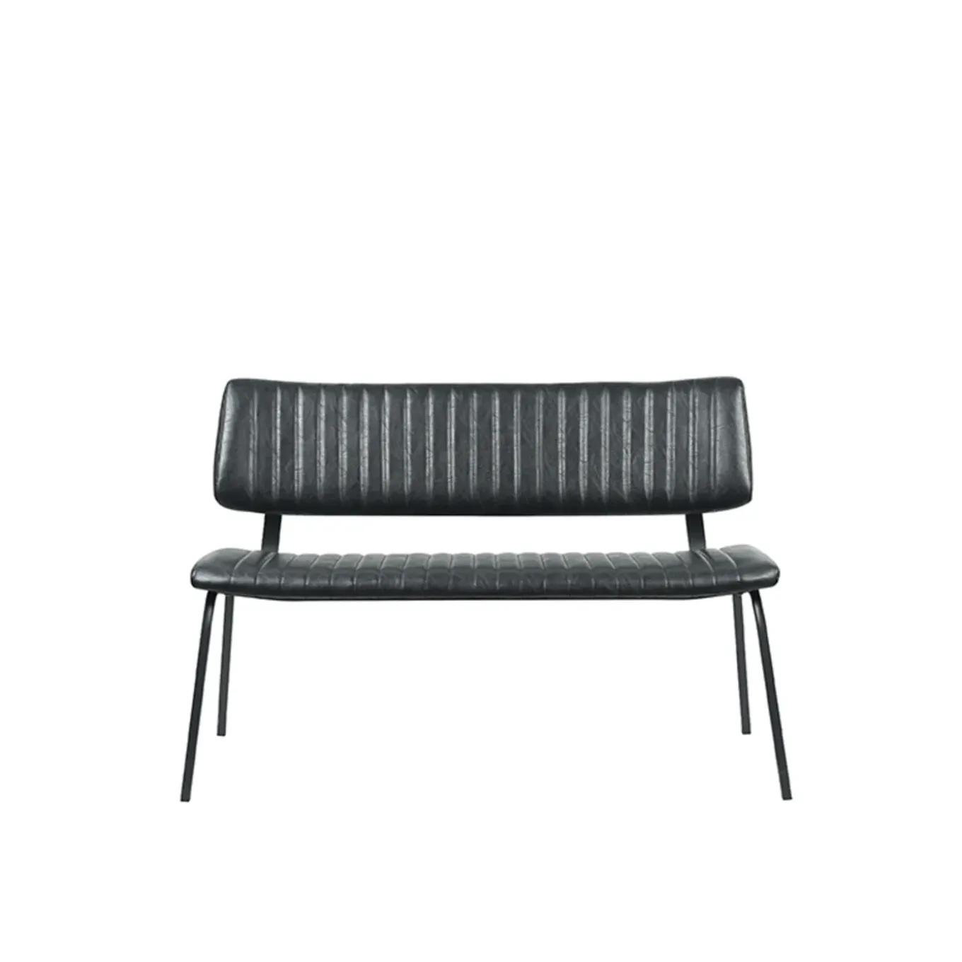 Label51 - Eetkamerbanken Gusto - Zwart - 63x120x81cm