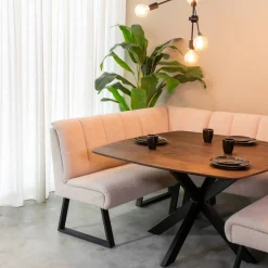 LABEL51 - Eetkamerbanken Modula - Beige - 62x150x92cm