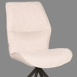 Label51 - Eetkamerstoel Comfy - Beige - 64x48x91cm - Set Van 2