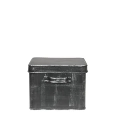 Label51 - Opbergdoos Schoenpoetsopbergkist - Zwart - 21x36x16cm
