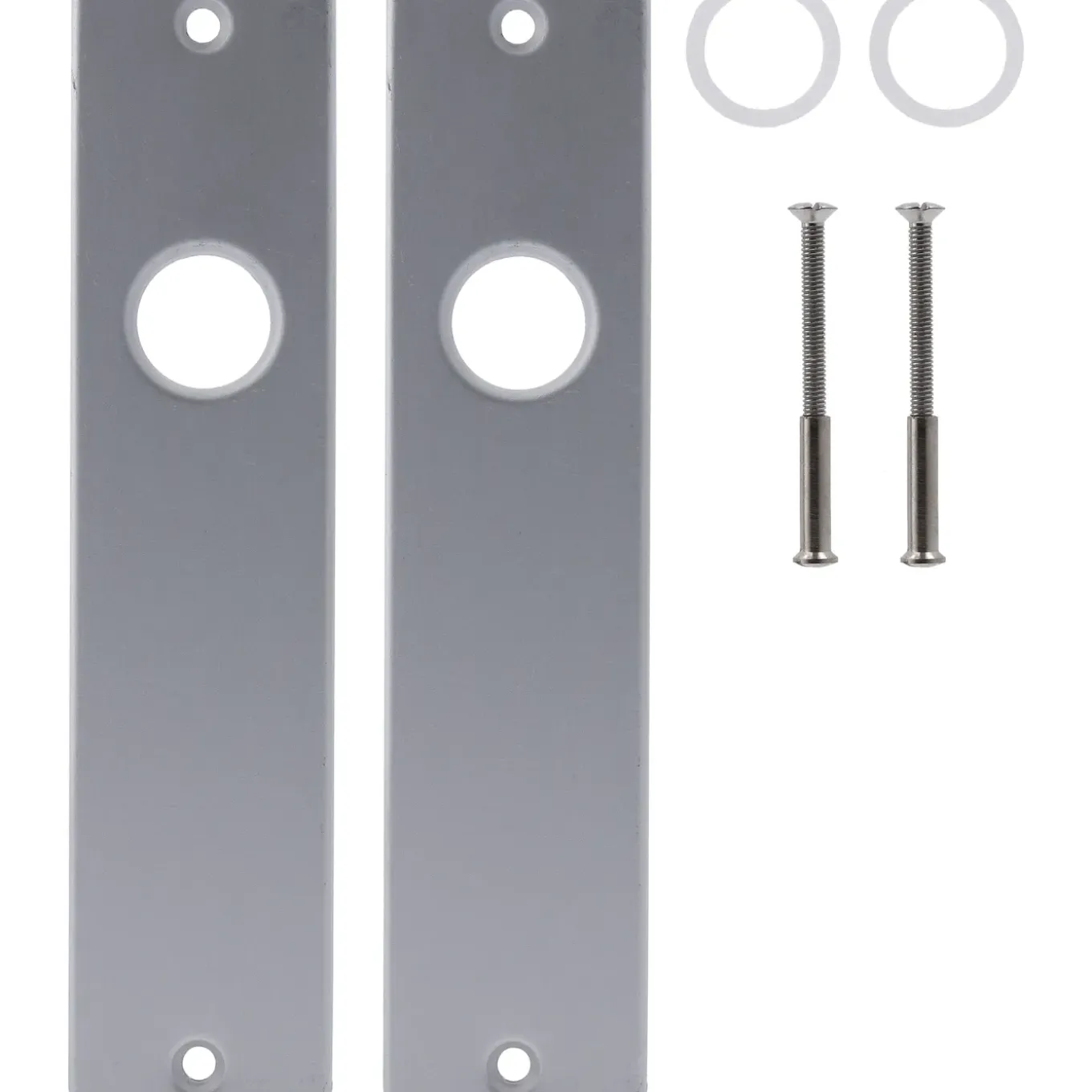 Langschild blind aluminium