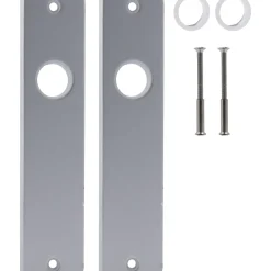 Langschild blind aluminium