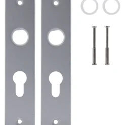 Langschild euro 55mm aluminium