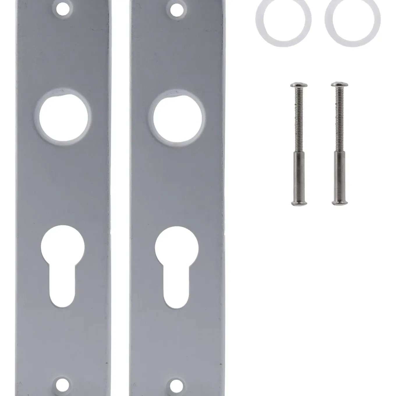 Langschild euro 55mm aluminium