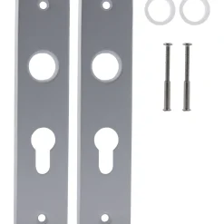 Langschild euro 55mm aluminium