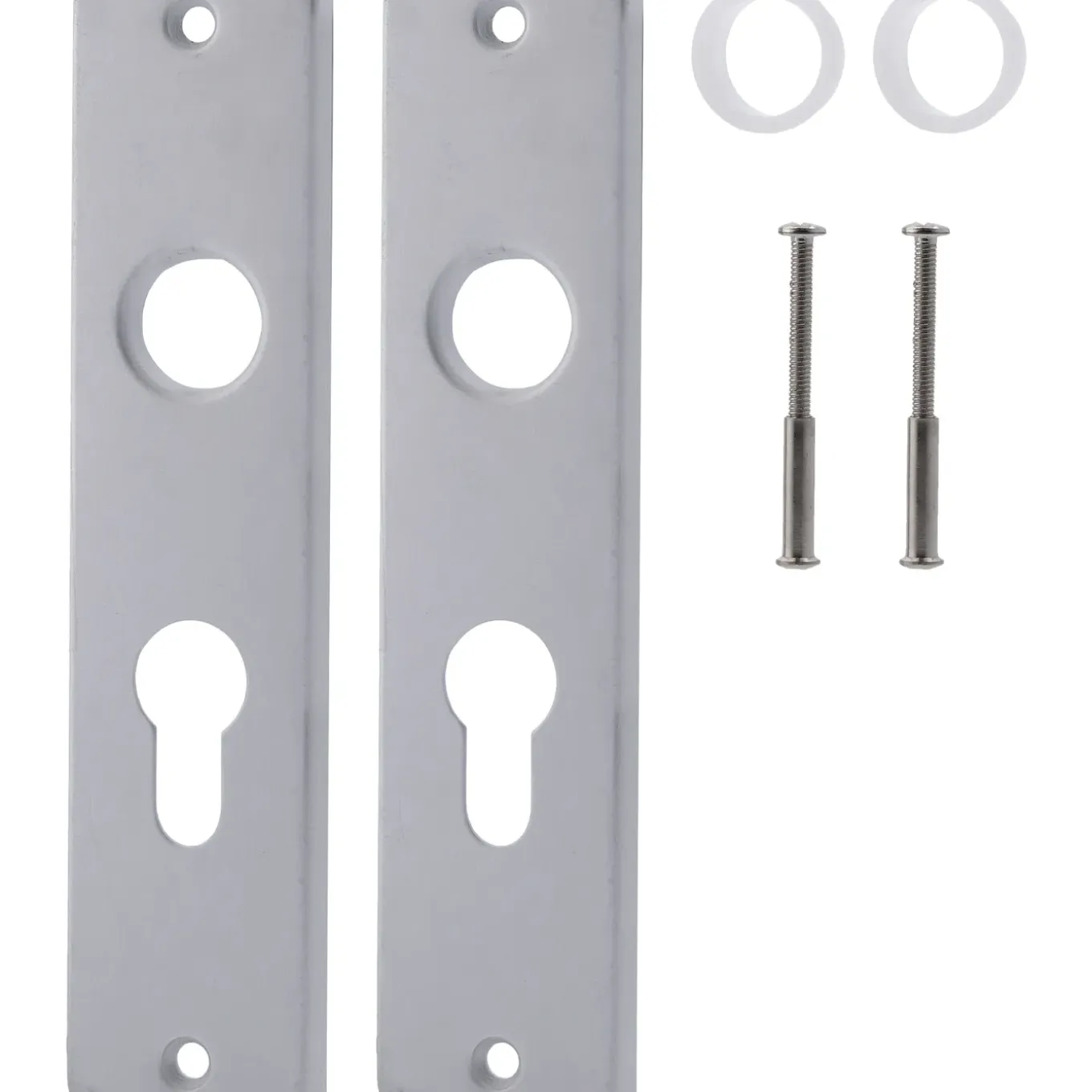 Langschild euro 55mm aluminium