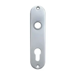 Overig Langschild euro 55mm ovaal aluminium